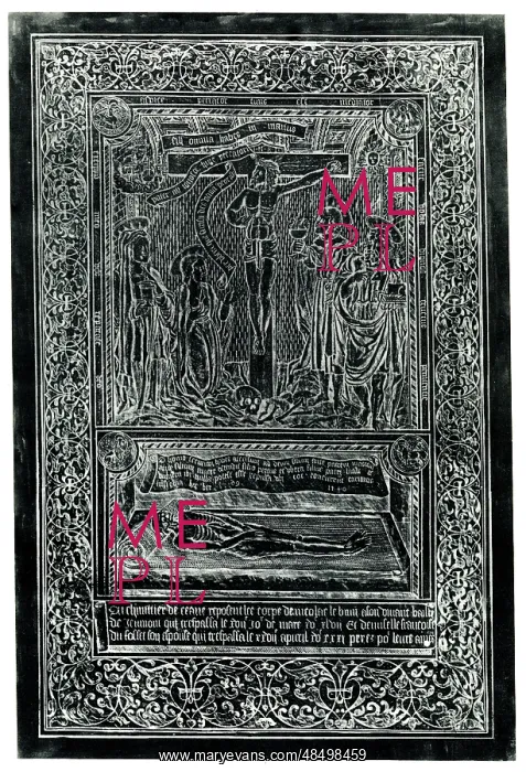 : Monumental brass rubbing, Nicholas le Brun, Jeumont : Monumental brass rubbing, Nicholas le Brun, Jeumont