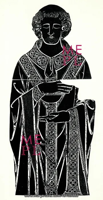 : Monumental Brass Rubbing, unknown priest, Germany : Monumental Brass Rubbing, unknown priest, Germany