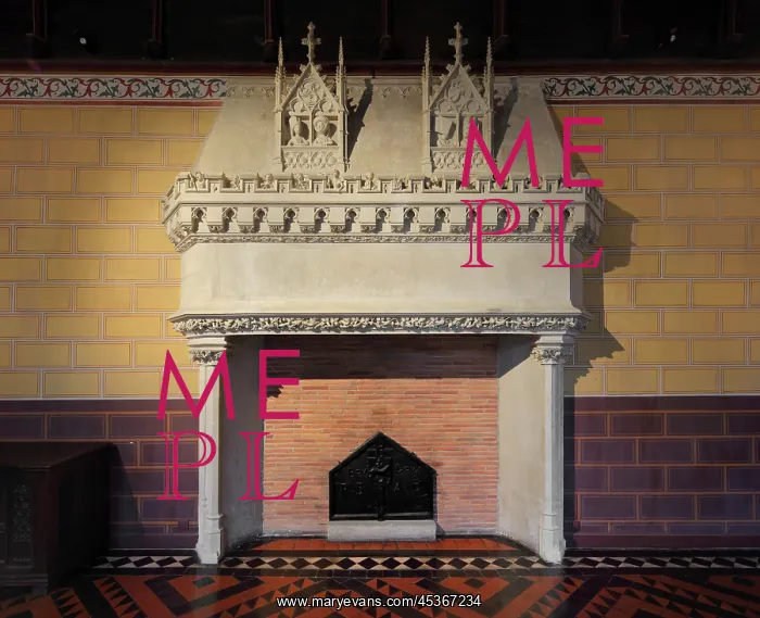: Monumental fireplace, Palais Jacques Coeur, Bourges, France : Monumental fireplace, Palais Jacques Coeur, Bourges, France