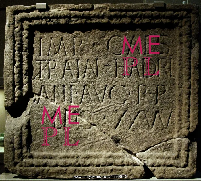 : Monumental inscription about Hadrian Emperor. 128-138 AD. St : Monumental inscription about Hadrian Emperor. 128-138 AD. St