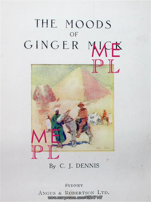 : The Moods of Ginger Mick : The Moods of Ginger Mick