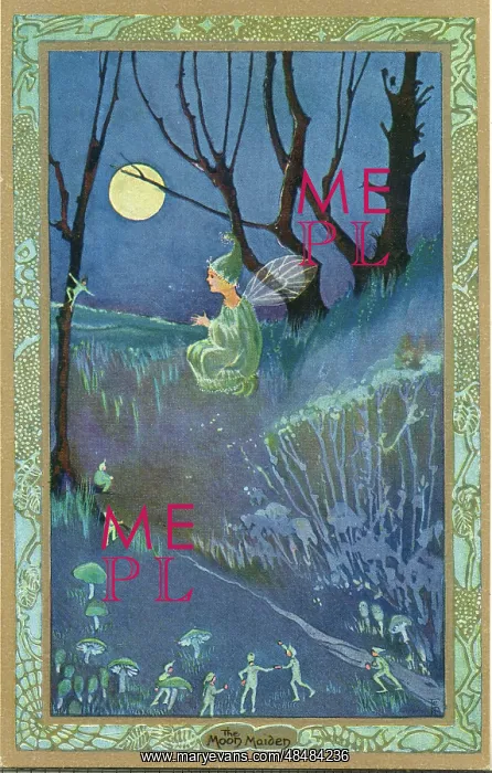  : The Moon Maiden - fairy in moonlight