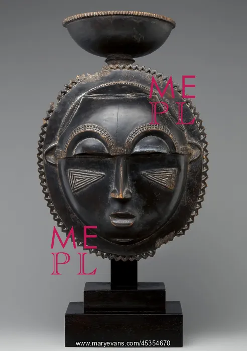 : MOON MASK, 1880s, Baule peoples, Ivory Coast, Africa : MOON MASK, 1880s, Baule peoples, Ivory Coast, Africa