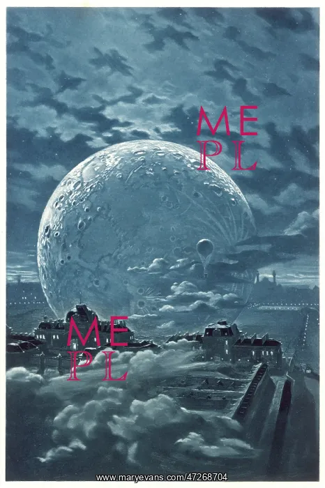 : MOON OVER PARIS / 1886 : MOON OVER PARIS / 1886