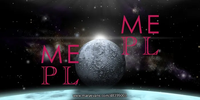 : A moon rises above a stormy gas giant planet : A moon rises above a stormy gas giant planet