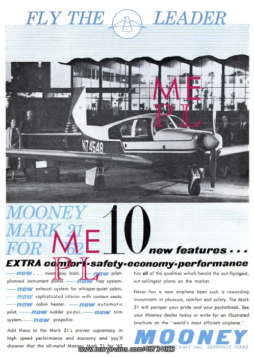 : Mooney Mark 21 N74548 : Mooney Mark 21 N74548