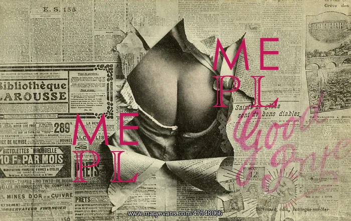  : Mooning through a ripped newspaper