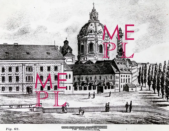 : Moonlight house near Karlskirche : Moonlight house near Karlskirche