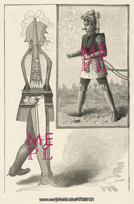 : Moore's Steam Man'- circa 1890 : Moore's Steam Man'- circa 1890