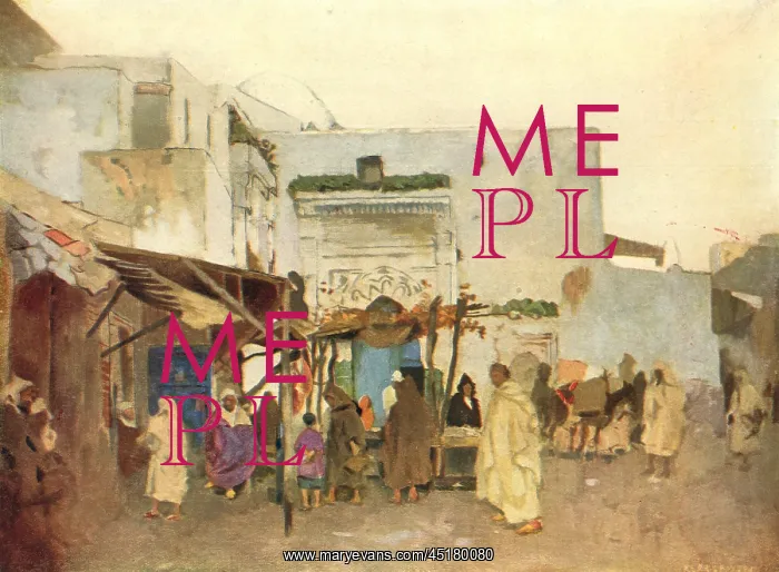 : A Moorish Market : A Moorish Market