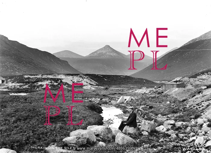 : Moraine in the Silent Valley, Mourne Mountains : Moraine in the Silent Valley, Mourne Mountains
