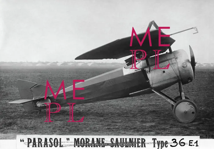  : Morane-Soulnier Ms-36E1 Parasol Parked