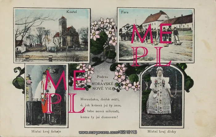 : Moravian folk costumes : Moravian folk costumes