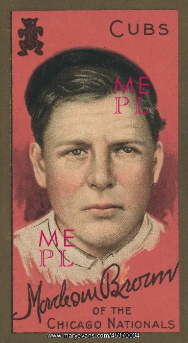  : Mordecai Three Finger Brown, 1911 baseball