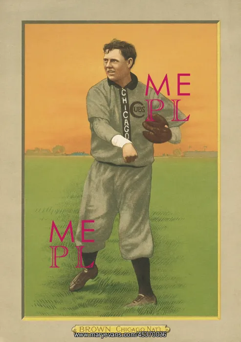 : Mordecai Three Finger Brown, 1911 baseball : Mordecai Three Finger Brown, 1911 baseball