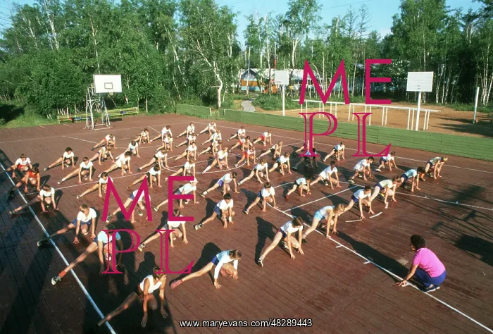 : Morning gymnastics, 1979 : Morning gymnastics, 1979