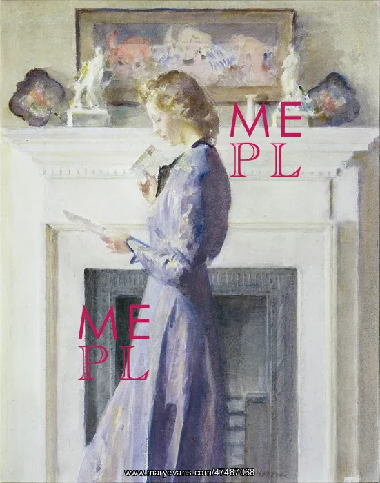  : Morning Post ' woman reading a letter