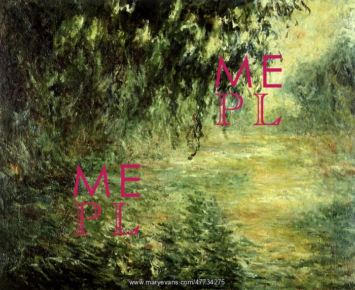  : Morning on the Seine: Rain, by Monet
