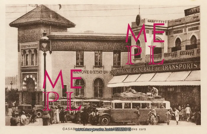 : Morocco - Casablanca - The Main Bus Station : Morocco - Casablanca - The Main Bus Station