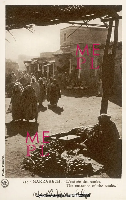 : Morocco - Marrakesh - The Entrance to the Bazaars : Morocco - Marrakesh - The Entrance to the Bazaars