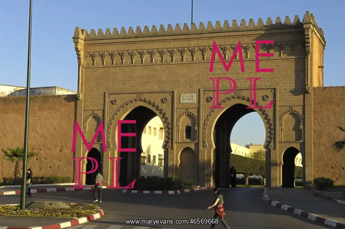  : MOROCCO. Rabat. The Gate of Ambassadors leading