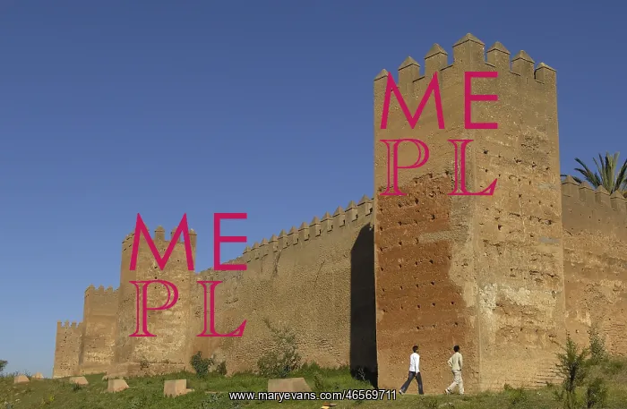  : MOROCCO. Rabat. Walls of the Chellah necropolis
