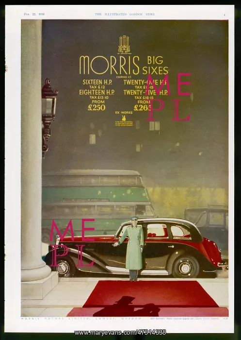 : MORRIS BIG SIX 1936 : MORRIS BIG SIX 1936