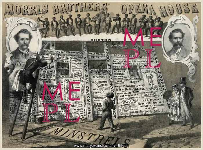 : Morris Brothers opera house, Boston : Morris Brothers opera house, Boston