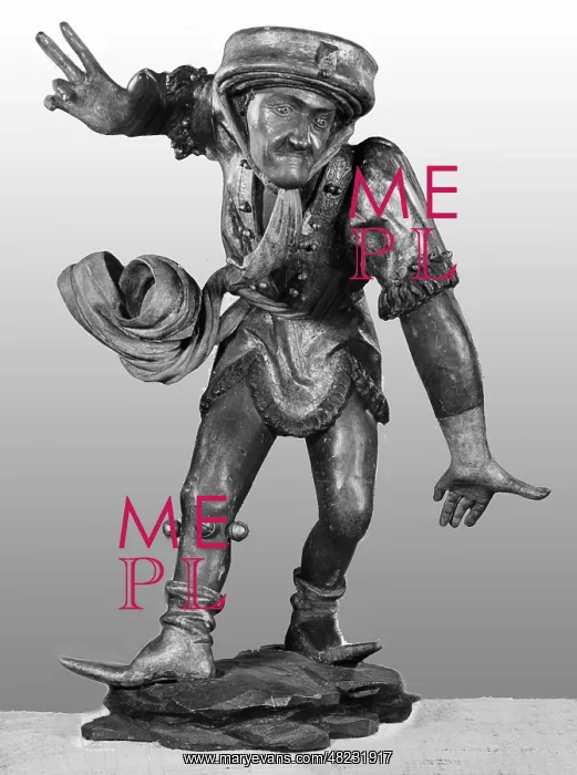 : Morris Dancer sculpture by Erasmus Grasser : Morris Dancer sculpture by Erasmus Grasser