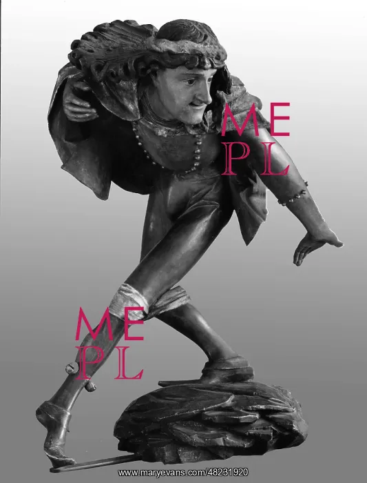 : Morris Dancer sculpture by Erasmus Grasser : Morris Dancer sculpture by Erasmus Grasser