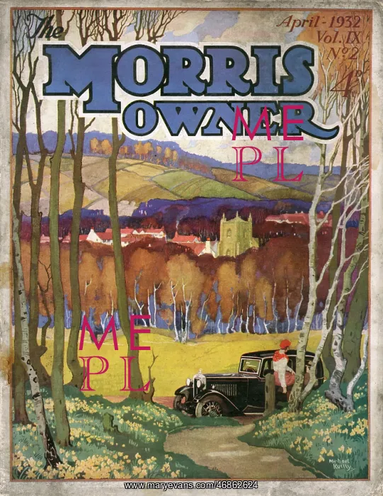 : The Morris Owner front cover, April 1932 : The Morris Owner front cover, April 1932