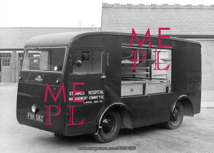 : Morrison Electricar, St.James Hospital utility float : Morrison Electricar, St.James Hospital utility float