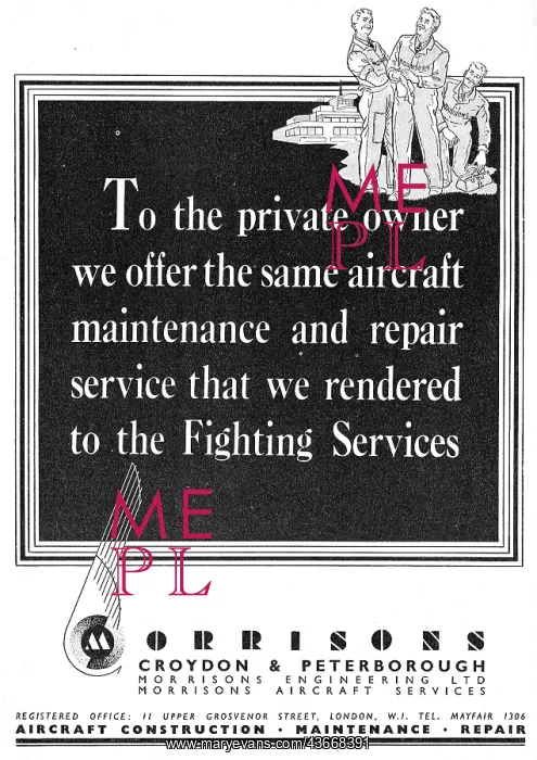  : Morrisons Aircraft Construction, Maintenance & Repair