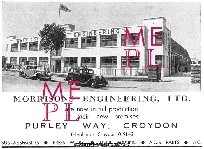  : Morrisons Engineering Croydon 1938