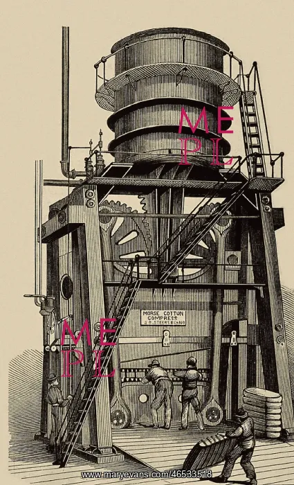 : The Morse Cotton Baling Press. Cotton Hydraulic : The Morse Cotton Baling Press. Cotton Hydraulic