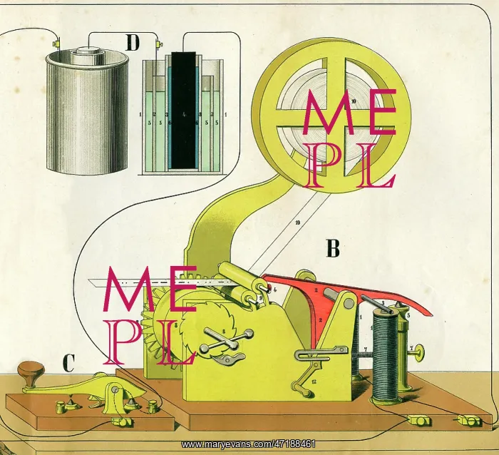 : Morse electric telegraph : Morse electric telegraph