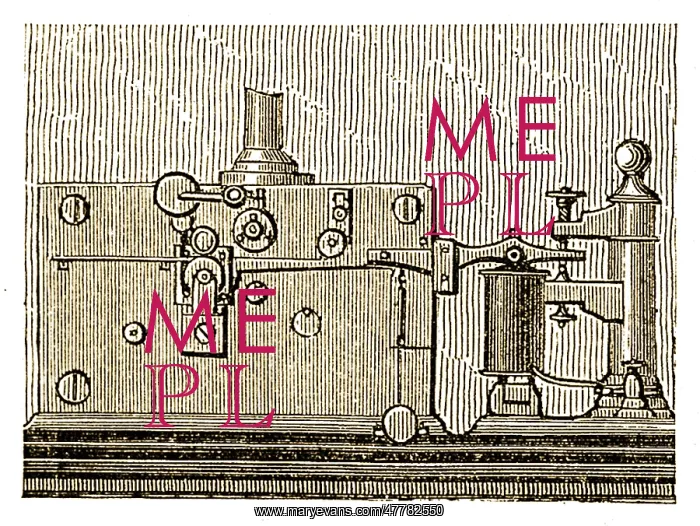 : Morse Telegraph Machine, 1889 : Morse Telegraph Machine, 1889