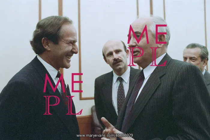 : Mortimer Zuckerman visits USSR : Mortimer Zuckerman visits USSR