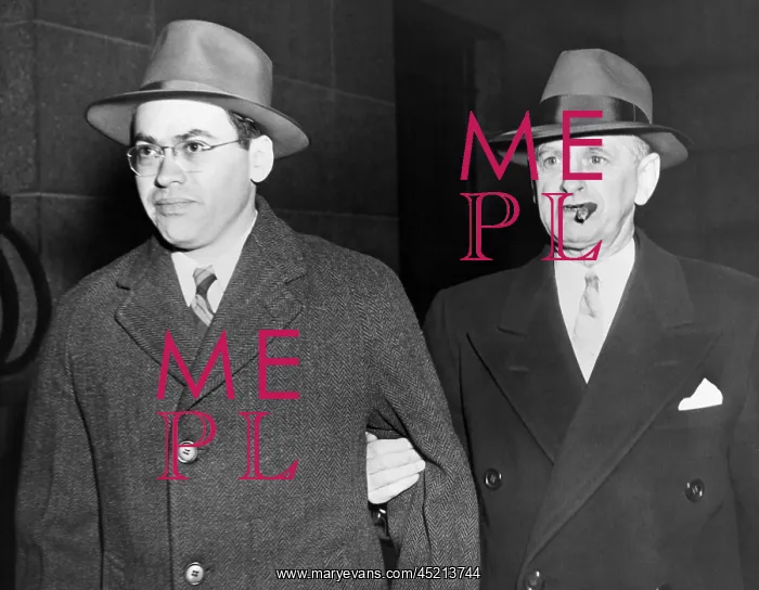 : Morton Sobell left is escorted by a U.S. ? : Morton Sobell left is escorted by a U.S. ?
