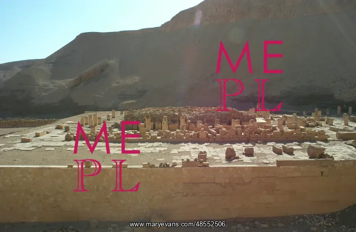 : Mortuary Temple of Mentuhotep II. Egypt : Mortuary Temple of Mentuhotep II. Egypt