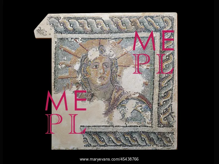 : Mosaic, Archaeological Museum of Sparta, Sparta, Laconia : Mosaic, Archaeological Museum of Sparta, Sparta, Laconia