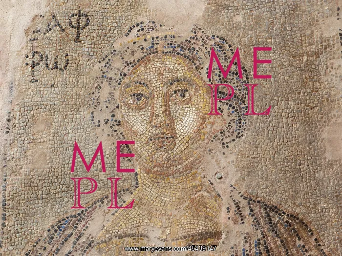 : Mosaic, Archaeological Museum of Sparta, Sparta, Laconia : Mosaic, Archaeological Museum of Sparta, Sparta, Laconia