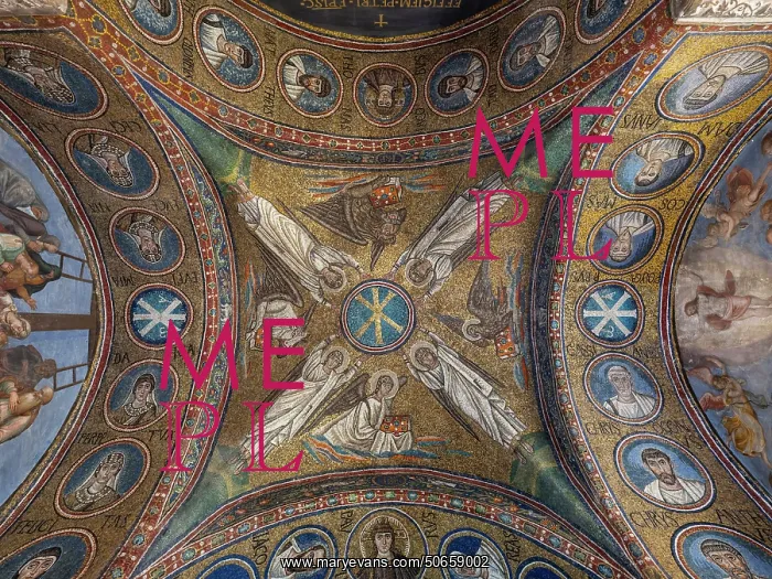 : Mosaic, Archbishop's Chapel, Archbishop's Palace, Ravenna : Mosaic, Archbishop's Chapel, Archbishop's Palace, Ravenna