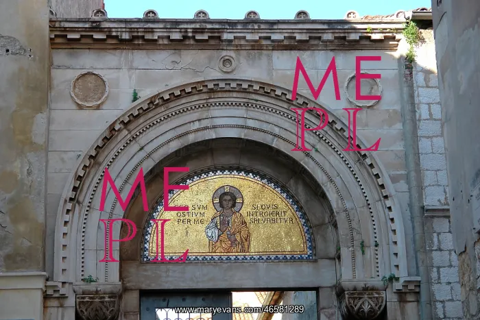 : Mosaic, Euphrasius Basilica, Porec, Croatia : Mosaic, Euphrasius Basilica, Porec, Croatia