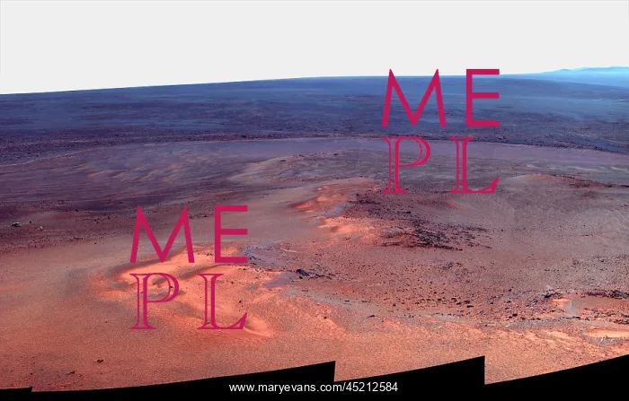 : Mosaic image of Mars taken by NASA's Mars ? : Mosaic image of Mars taken by NASA's Mars ?