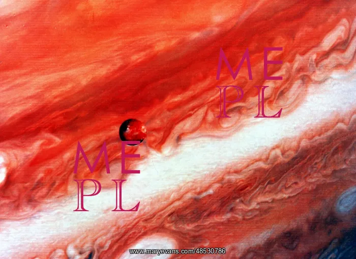 : Mosaic of Jupiter and its inner satelite lo. NASA : Mosaic of Jupiter and its inner satelite lo. NASA