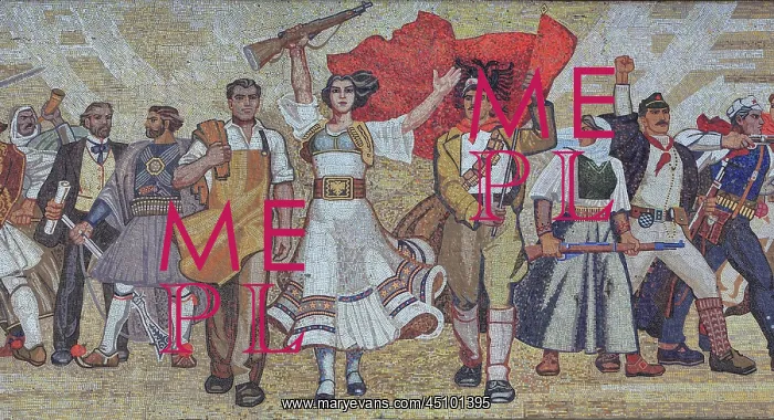  : Mosaic, National Historical Museum, Tirana, Albania