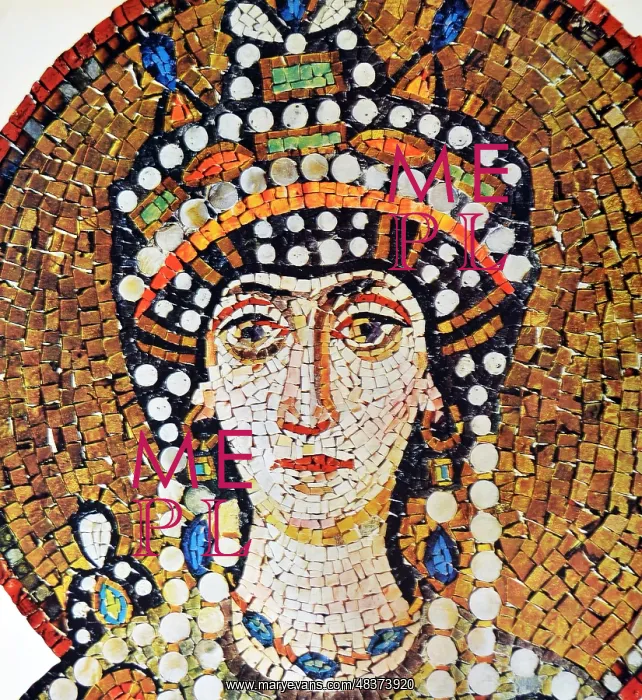 : Mosaic of Princess Theodora : Mosaic of Princess Theodora