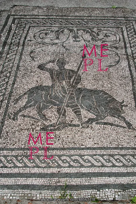 : Mosaic of the Square of the Guilds or Corporations. Ostia An : Mosaic of the Square of the Guilds or Corporations. Ostia An