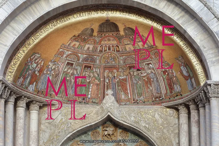 : Mosaic, St Mark's Basilica, Venice, Italy : Mosaic, St Mark's Basilica, Venice, Italy